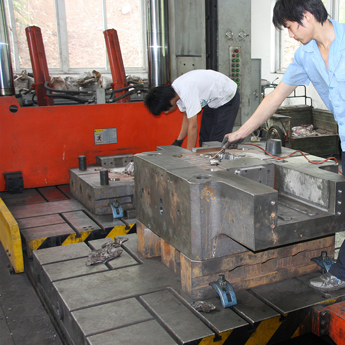 Die casting operation